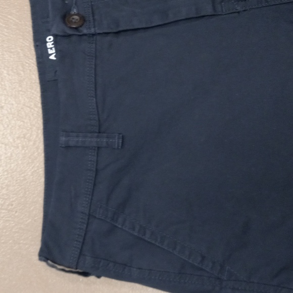 AERO NAVY BLUE SHORTS - Picture 2 of 10